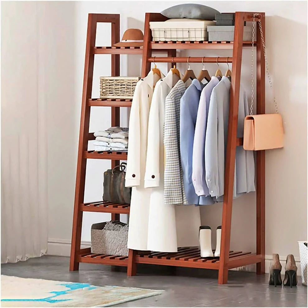 Premium Wooden Multi-Layer Cloth Stand – Durable & Stylish Alna for Modern Homes