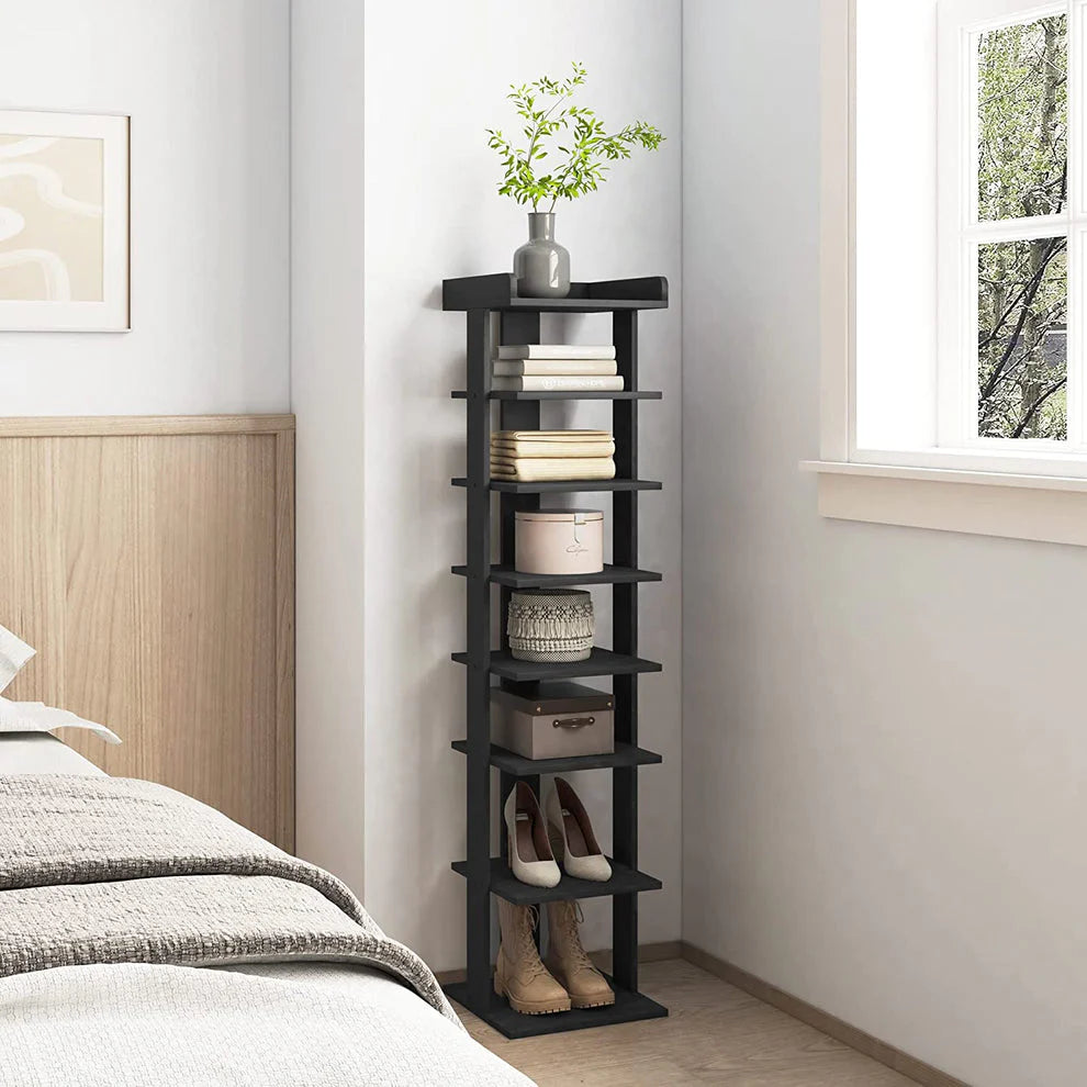 Modern Wooden Shoe Rack Organizer – Stylish & Space-Saving Footwear Storage