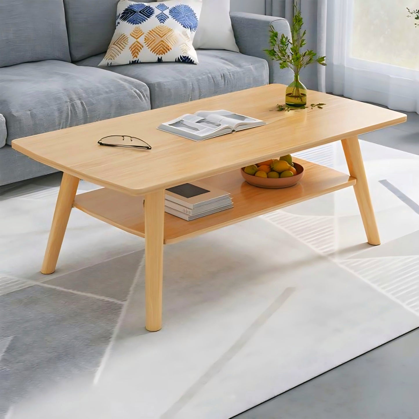 Premium Wooden Center Table | Modern Tea Table for Living Room