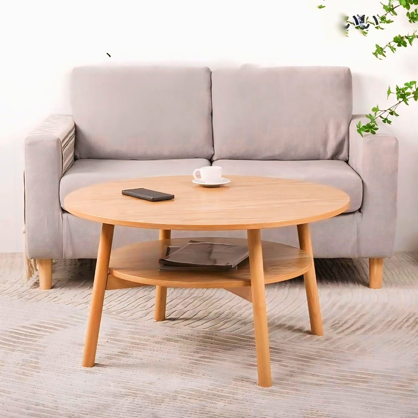 Solid Wood Centre Table | Modern Wooden Tea Table for Home & Office