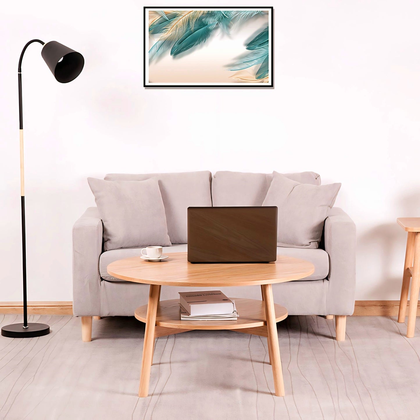 Solid Wood Centre Table | Modern Wooden Tea Table for Home & Office