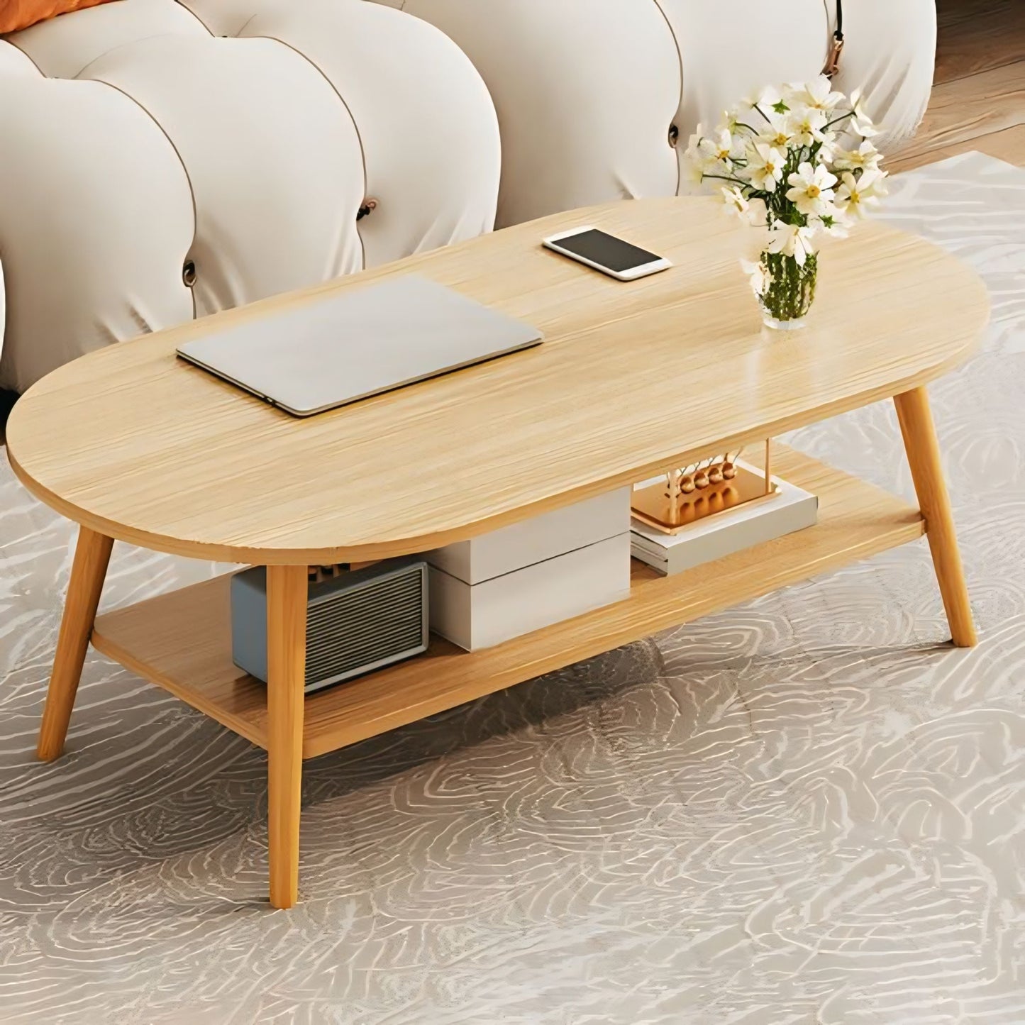 Exclusive Wooden Center Table | Premium Mahogany Coffee Table for Home & Office