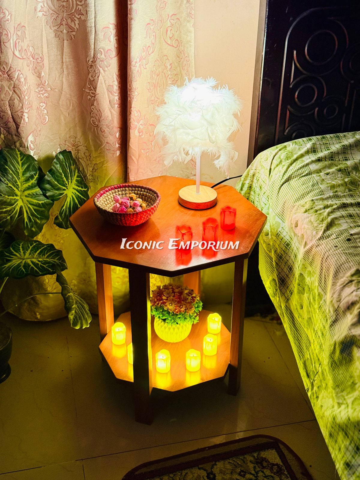 ১০০% সলিড মেহগনি কাঠের প্রিমিয়াম মিনি টেবিল!