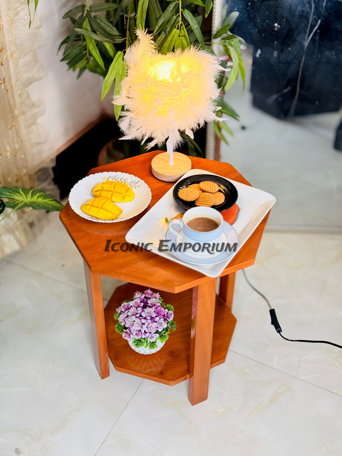 ১০০% সলিড মেহগনি কাঠের প্রিমিয়াম মিনি টেবিল!