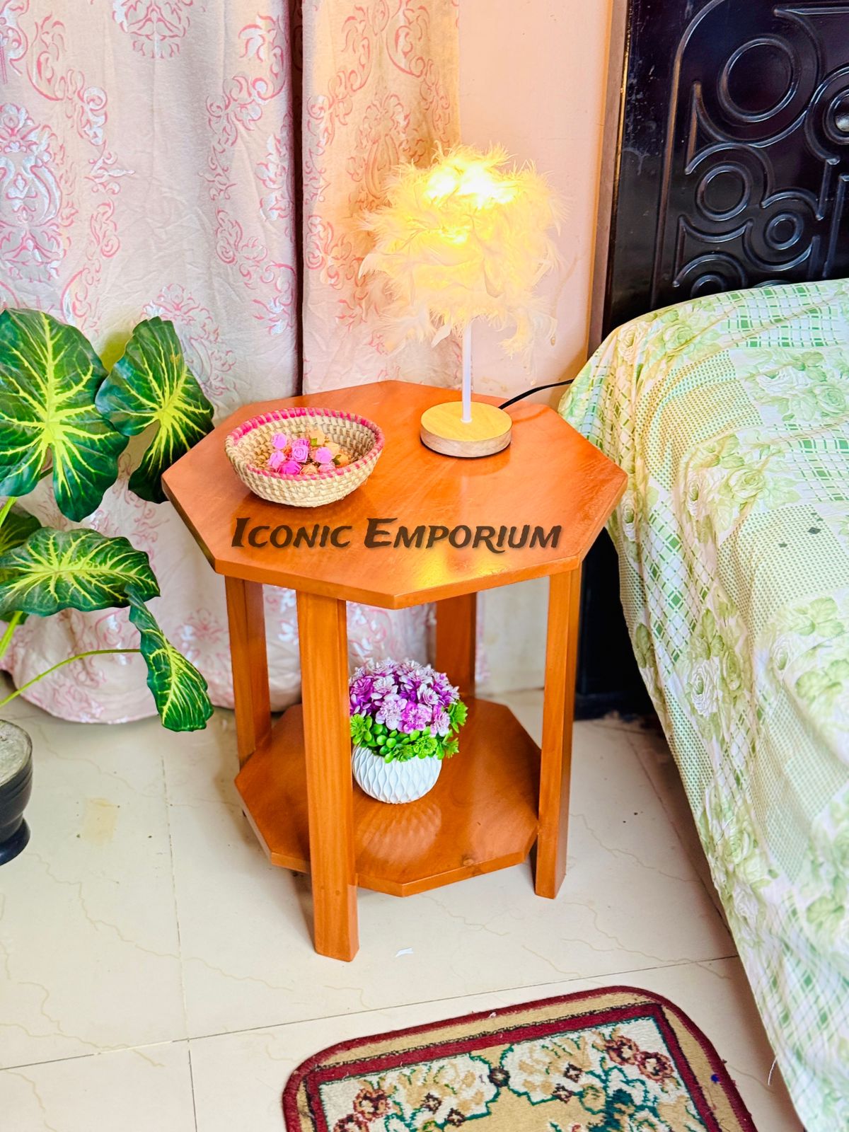 ১০০% সলিড মেহগনি কাঠের প্রিমিয়াম মিনি টেবিল!