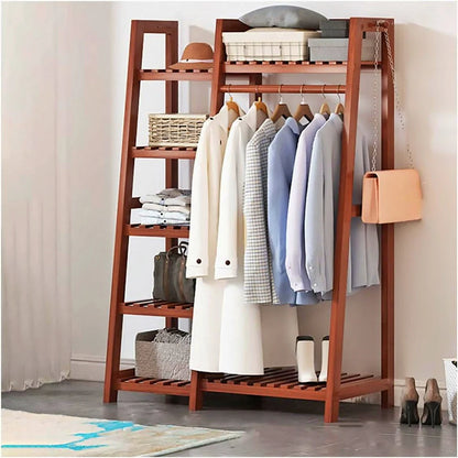 Premium Wooden Multi-Layer Cloth Stand – Durable & Stylish Alna for Modern Homes