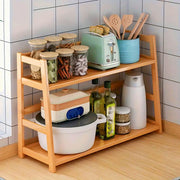Multifunctional Wooden Kitchen Shelf Kitchen Rack-IEKS16