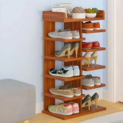 Shoe Rack | Wooden Double Row Shoe Rack-IESR10