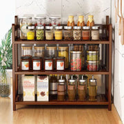 Wooden Kitchen Rack-Space Saving & Durable Storage Solution-IEKS05