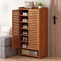 Exclusive Wooden Shoe Cabinet – Elegant Storage Solution for Your Beautiful Home-IESR01