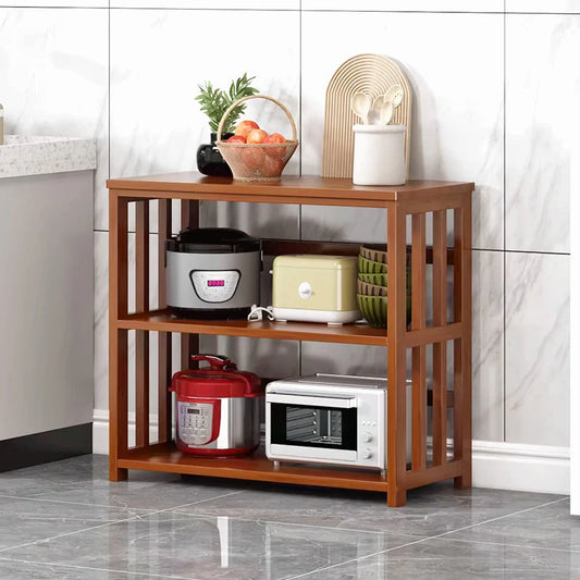 Wooden 3 Layer kitchen Shelf / Kitchen Rack