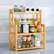Excluvsive Wooden Kitchen Shelf / Wooden Kitchen Rack-IEKS03