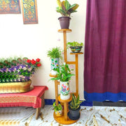 Wooden Flower Plant Stand for Living Room/ Office-IEFS09