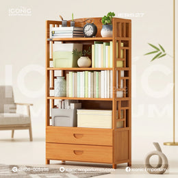 Wooden Large Bookshelf-IEBS27