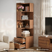 Exclusive Wooden Organizer/Corner Shelf/Bookshelf-IEBS52