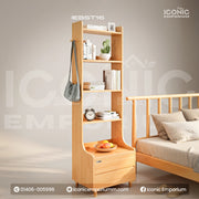 Premium Quality Wooden Bedside Table-IEBST16