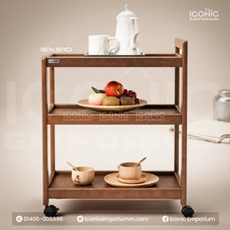 Tea Serving Trolley- Smart Serving Trolley-IEKS10
