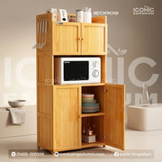 Contemporary Wooden Oven Rack। Durable Mehgoni Wood Build-IEOR09