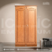 Modern Wooden Double Door Almira for Bedroom-IESDA-04