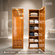 Wooden One Door Almira। Durable Craftmanship-IESDA-06