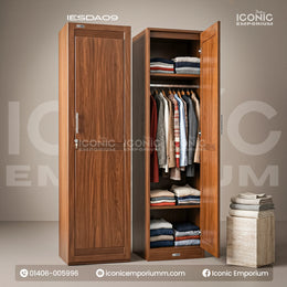 Wooden One Door Almira।Durable craftsmanship-IESDA09