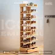 Stylish Wooden Shoe Rack-IESR07