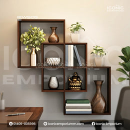Exclusive wooden Wall shelf For your Beautiful Room & office-IEWS05