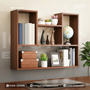Stylish wooden wall mount bookcase / Wall shelf-IEWS07