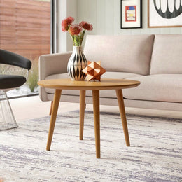 Stylish Natural Wooden Coffe Table-IECT14