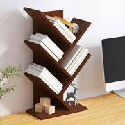 Wooden Tree Shaped Book Shelf For Office/Home-IEBS59