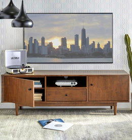 Wooden Tv Stand with Cabinet-IETC11