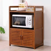 Smart Oven Holder।Sleek Wooden Rack for Modern Interiors-IEOR05