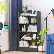 Wooden Bookshelf Multipurpose Storage Display Rack for Home and Office-IEBS41
