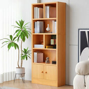 Exclusive Wooden Bookshelf with 2 Doors-IEBS40