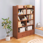 Modern Stylish wooden Book Shelf with 2 Drawer-IEBS96
