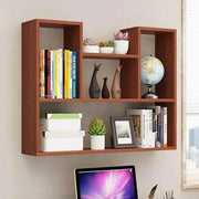 Stylish wooden wall mount bookcase / Wall shelf-IEWS07