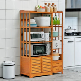 Wooden Multi Functional Oven Rack।Aesthetic &Functional Kitchen Piece-IEOR04