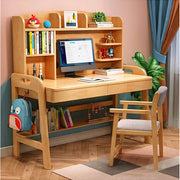 Solid Wood Study Table। Durable & Elegant Style-IEST01