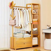 Luxury Wooden Cloth Organizer with Drawer-IECSM16