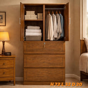 Wooden Double Door Almirah- IESDA13