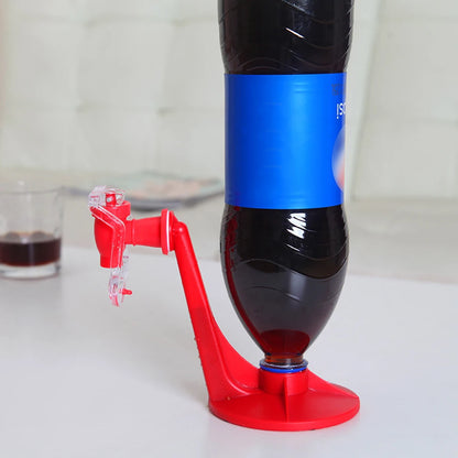 New Novelty Saver Soda Beverage Dispenser Bottle Coke Upside Down Drinking Water Dispense Machine Switch for Gadget Party Home