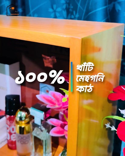 ১০০% সলিড মেহগনি কাঠের প্রিমিয়াম বুক শেলফ!