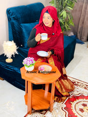 ১০০% সলিড মেহগনি কাঠের প্রিমিয়াম মিনি টেবিল!-IECT11