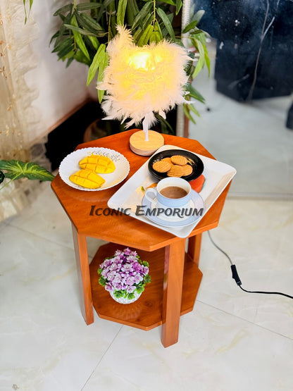 ১০০% সলিড মেহগনি কাঠের প্রিমিয়াম মিনি টেবিল!