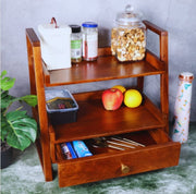 Modern Wooden Kitchen Rack- Premium Storage for Kitchen-IEKS07