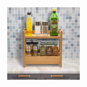Modern Wooden Kitchen Rack with Storage Box-IEKS14