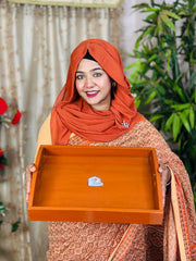 কাঠের প্রিমিয়াম - স্কয়ার শেপ ট্রে