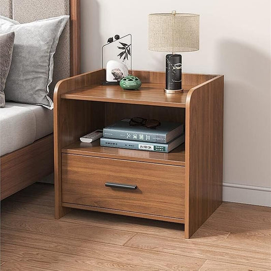 Wooden Minimalistic Bedside Table-IEBST12