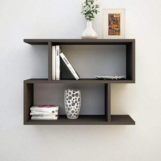 Wooden Exclusive Wallshelf। Perfect for Books and Showpiece-IEWS03