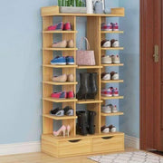 Wooden Large Multi Tier Shoe Rack-IESR02